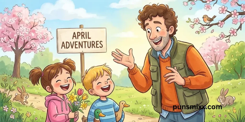 Dad jokes about April
