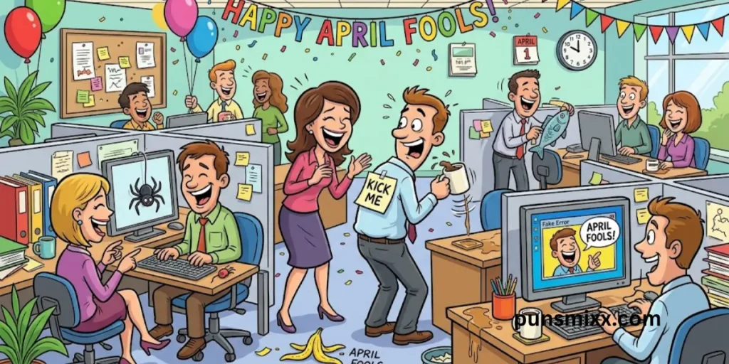 Jokes about April fools