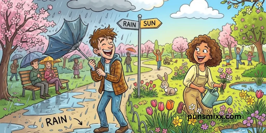 Short jokes about April