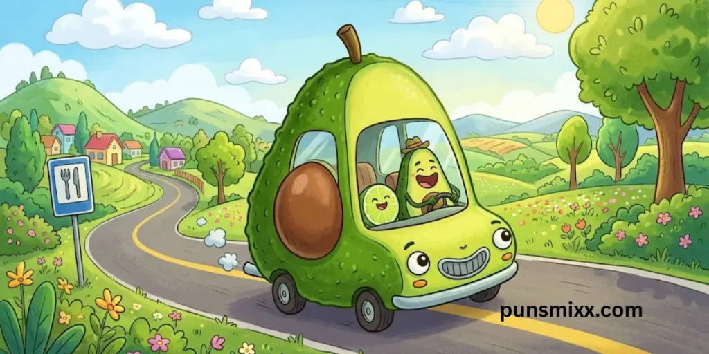 Avocado joke car