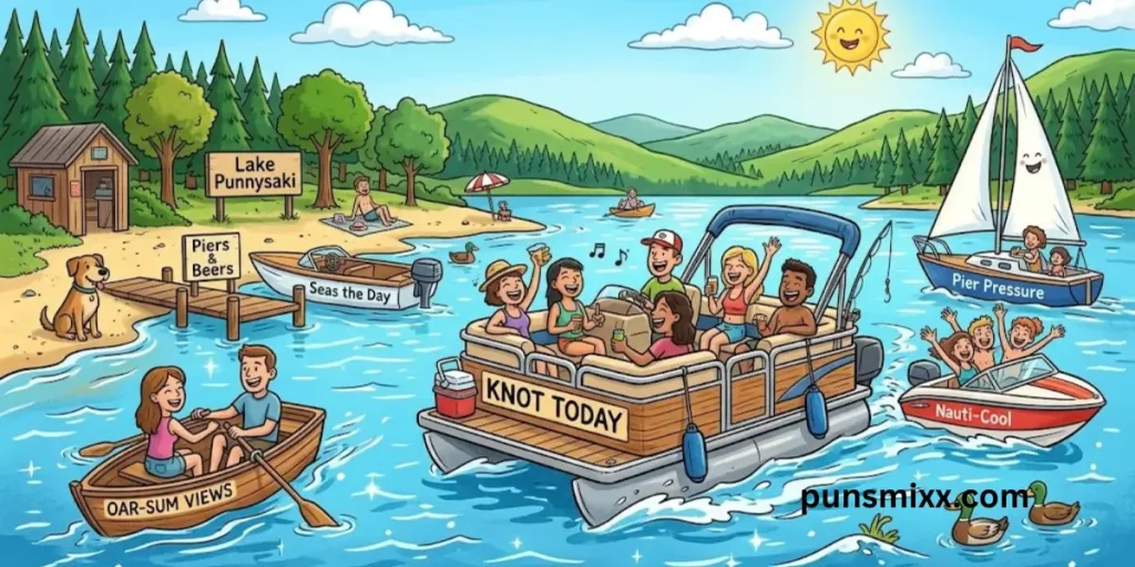 Funny boat names for lake puns