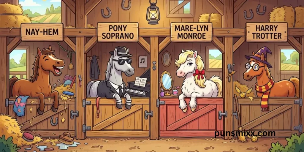 Horse name puns