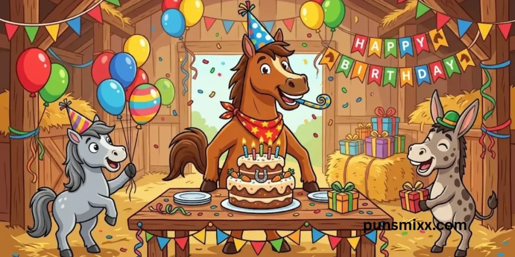Horse puns birthday
