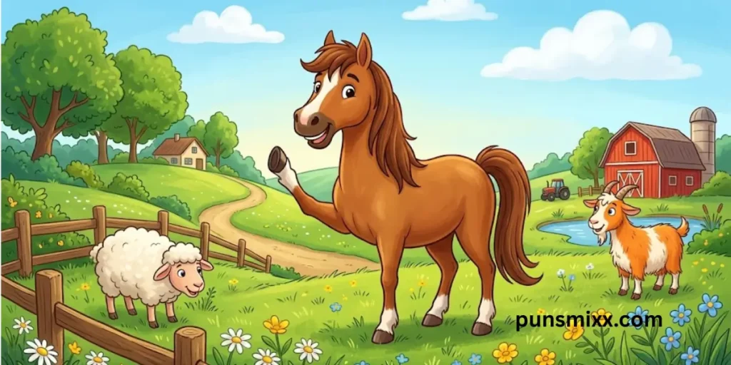Horse puns captions