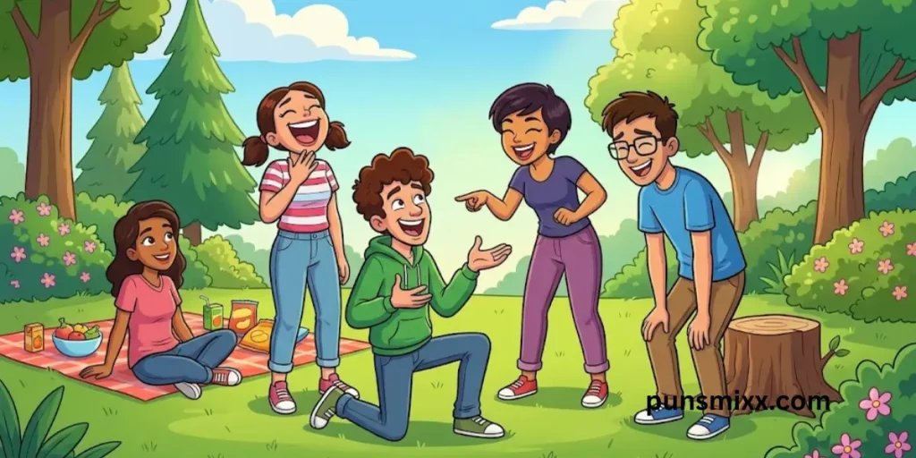 Kneeling jokes for friends