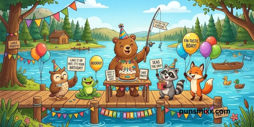 Lake birthday puns