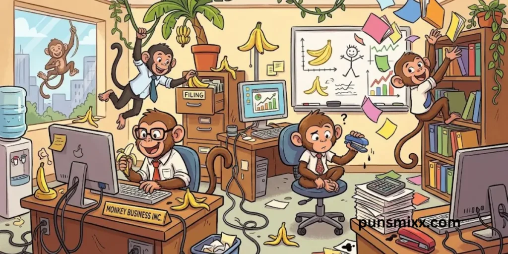 Monkey business puns