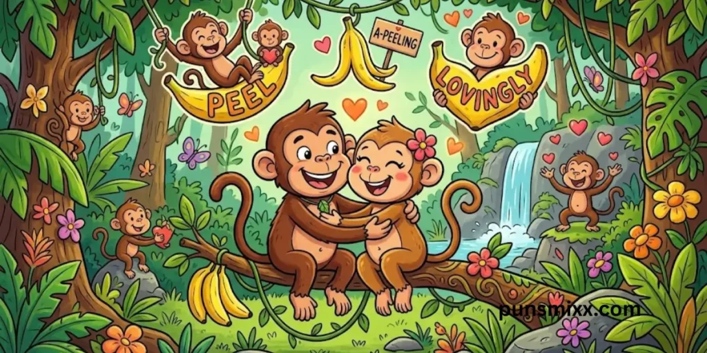 Monkey love puns