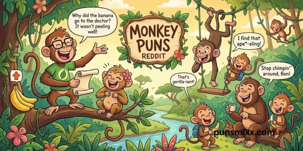 Monkey puns Reddit