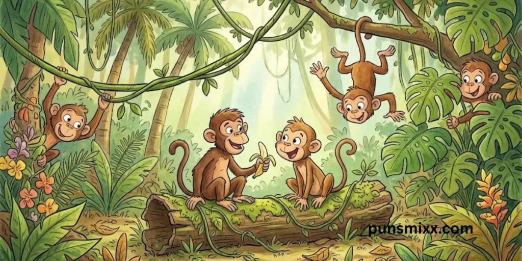 Monkey puns dirty