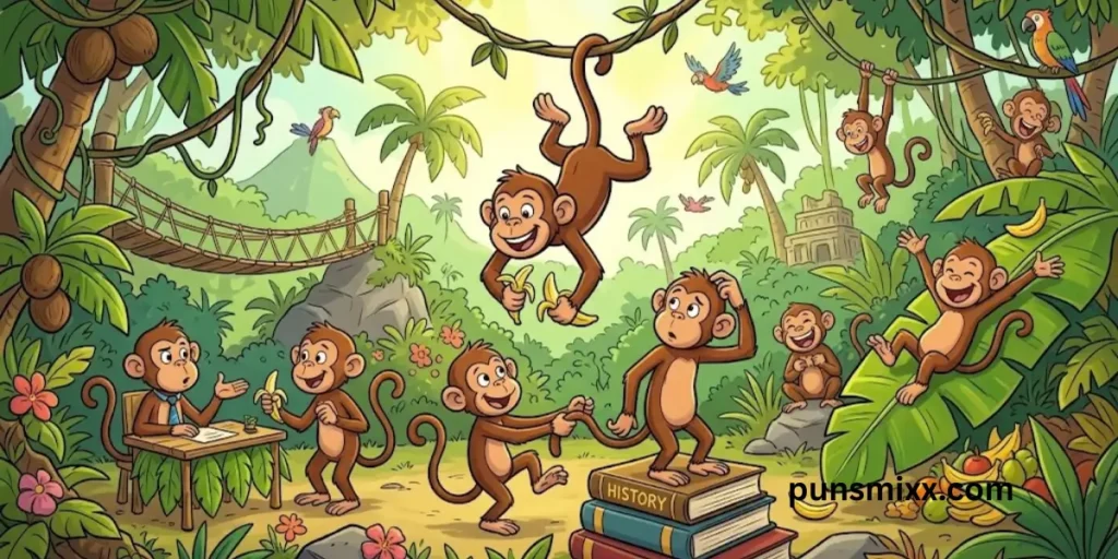 Monkey related puns