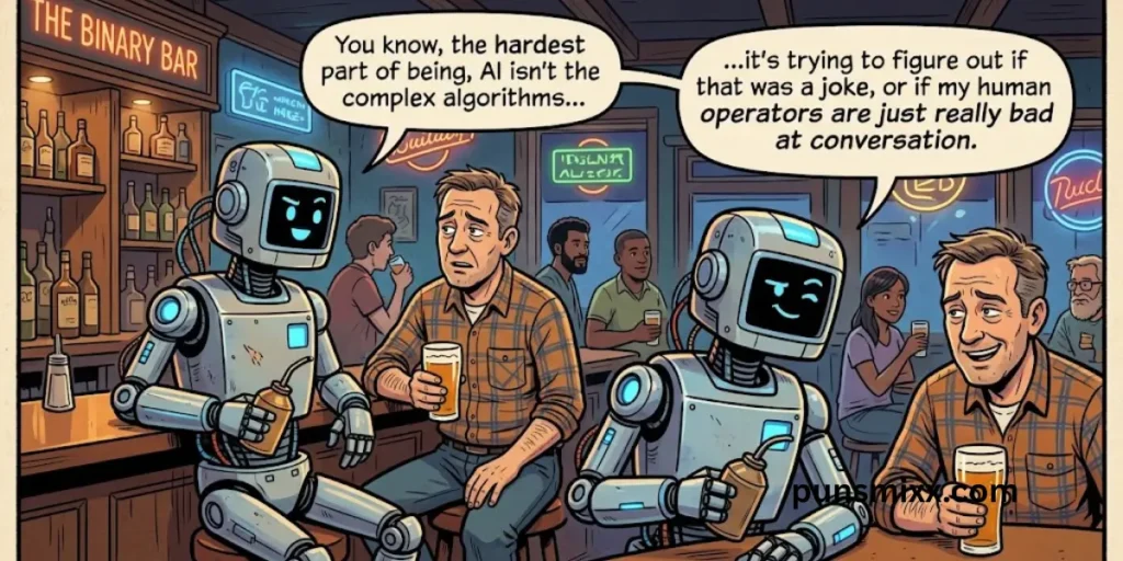 Short AI jokes for adults