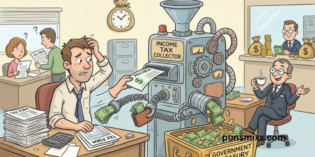 Taxation jokes about income tax