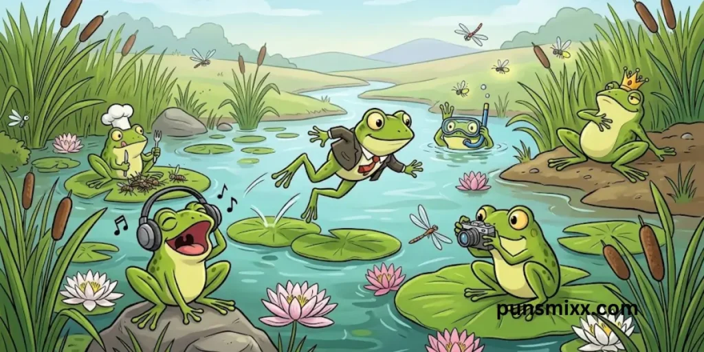 Frog jokes and puns