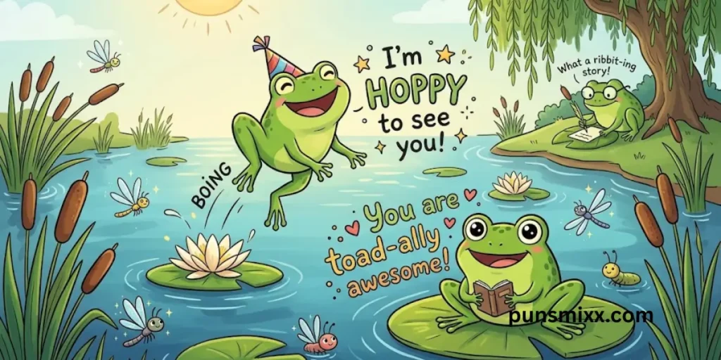Frog puns for kids