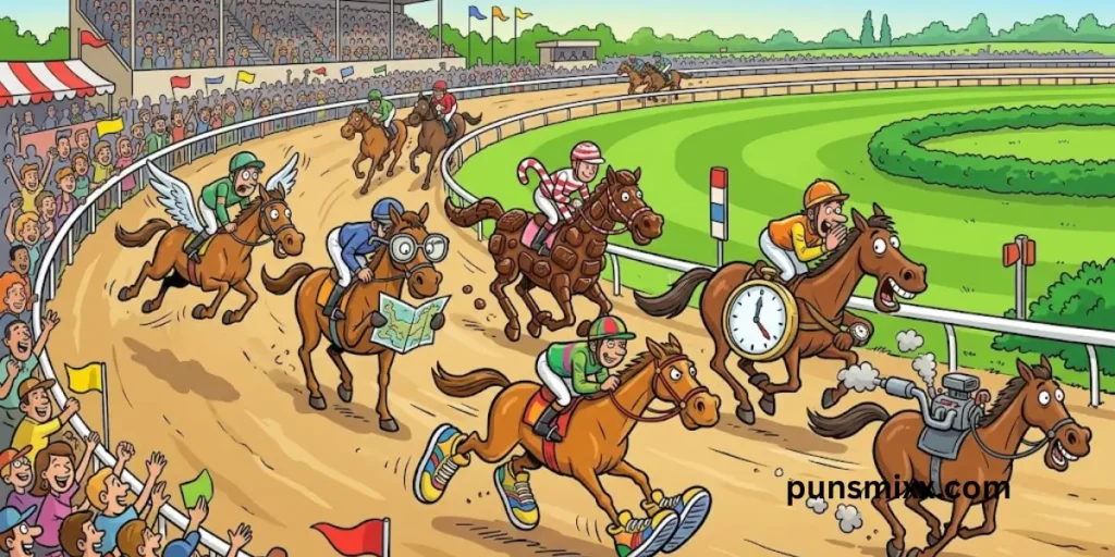 Horse racing puns