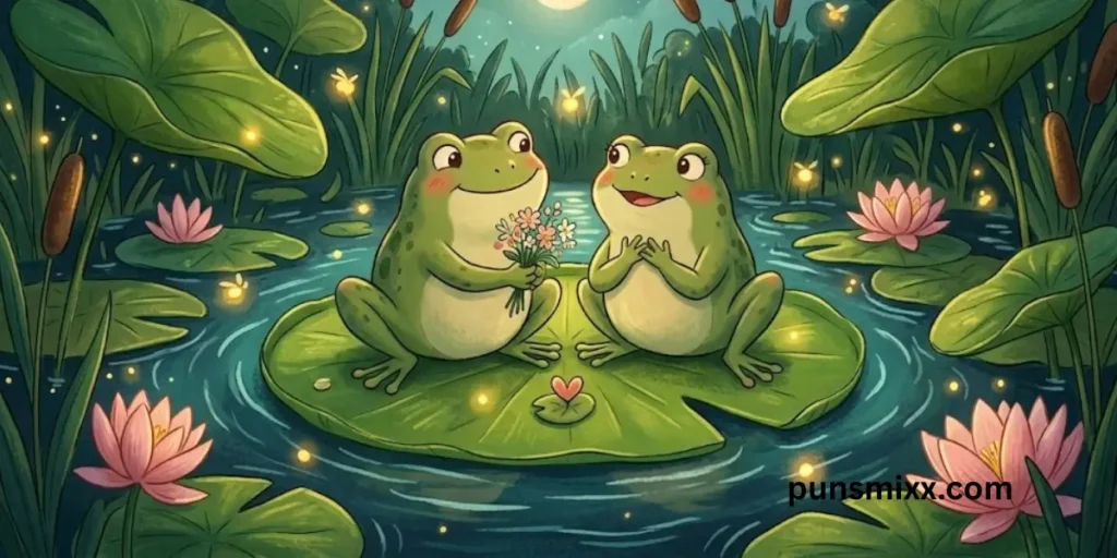 Romantic frog puns