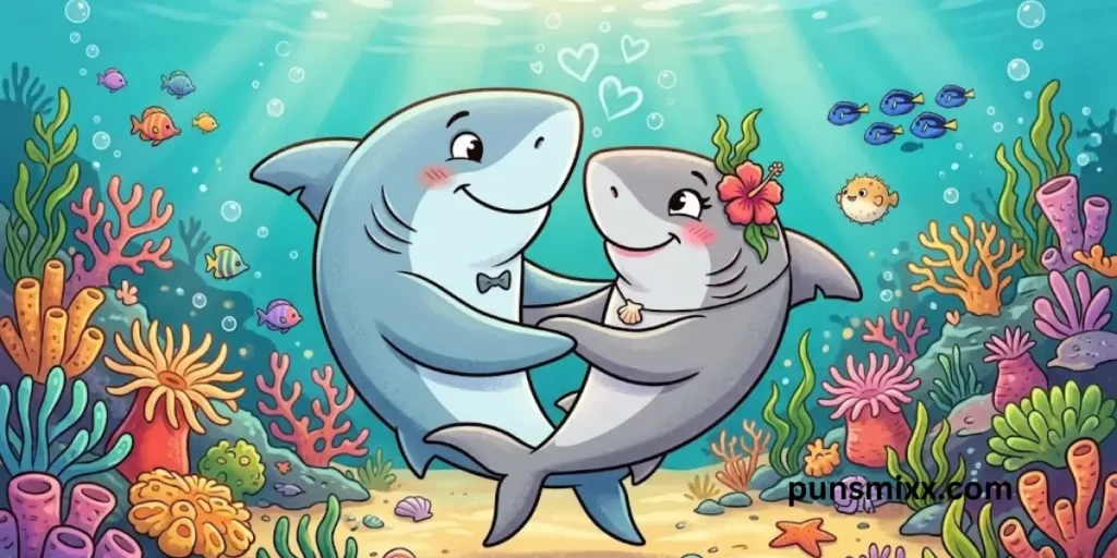 Romantic shark puns