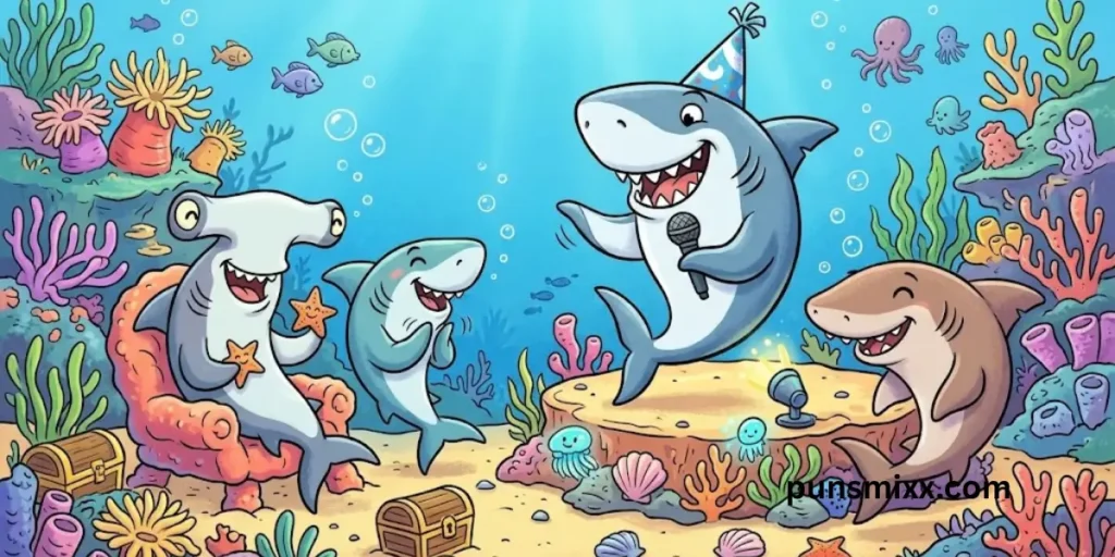 Shark jokes and puns