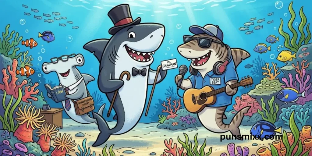Shark name puns