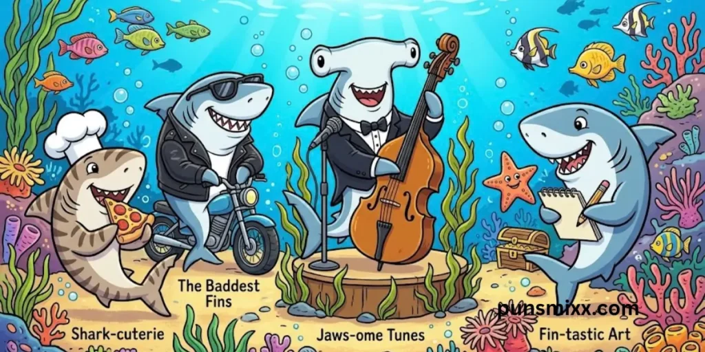 Short shark puns