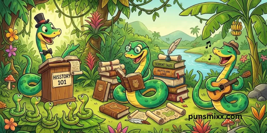 Short snake puns