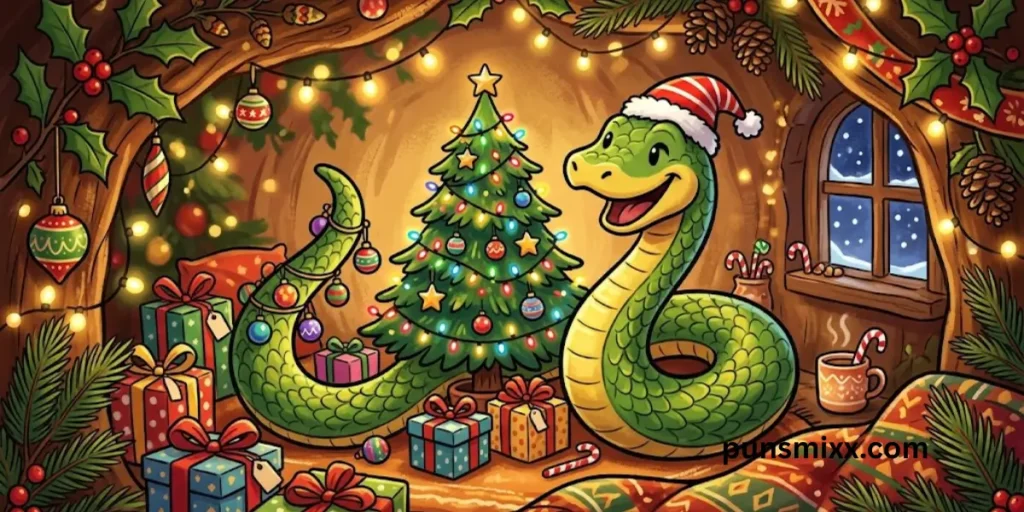 Snake Christmas puns