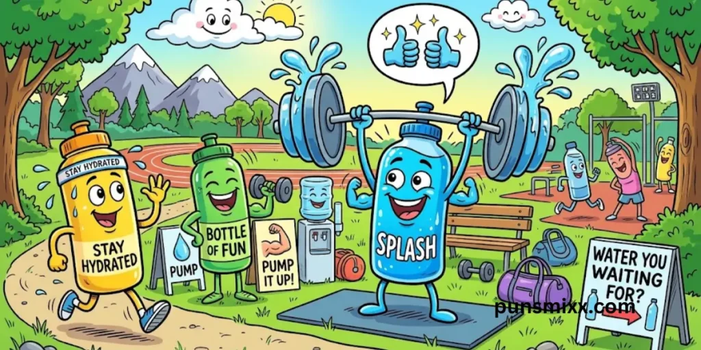 Water bottle puns