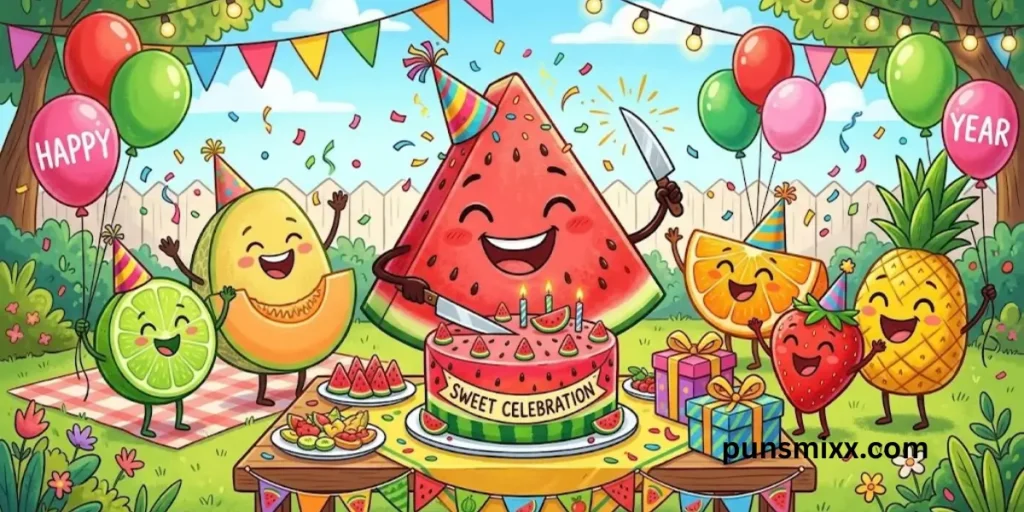 Watermelon birthday puns
